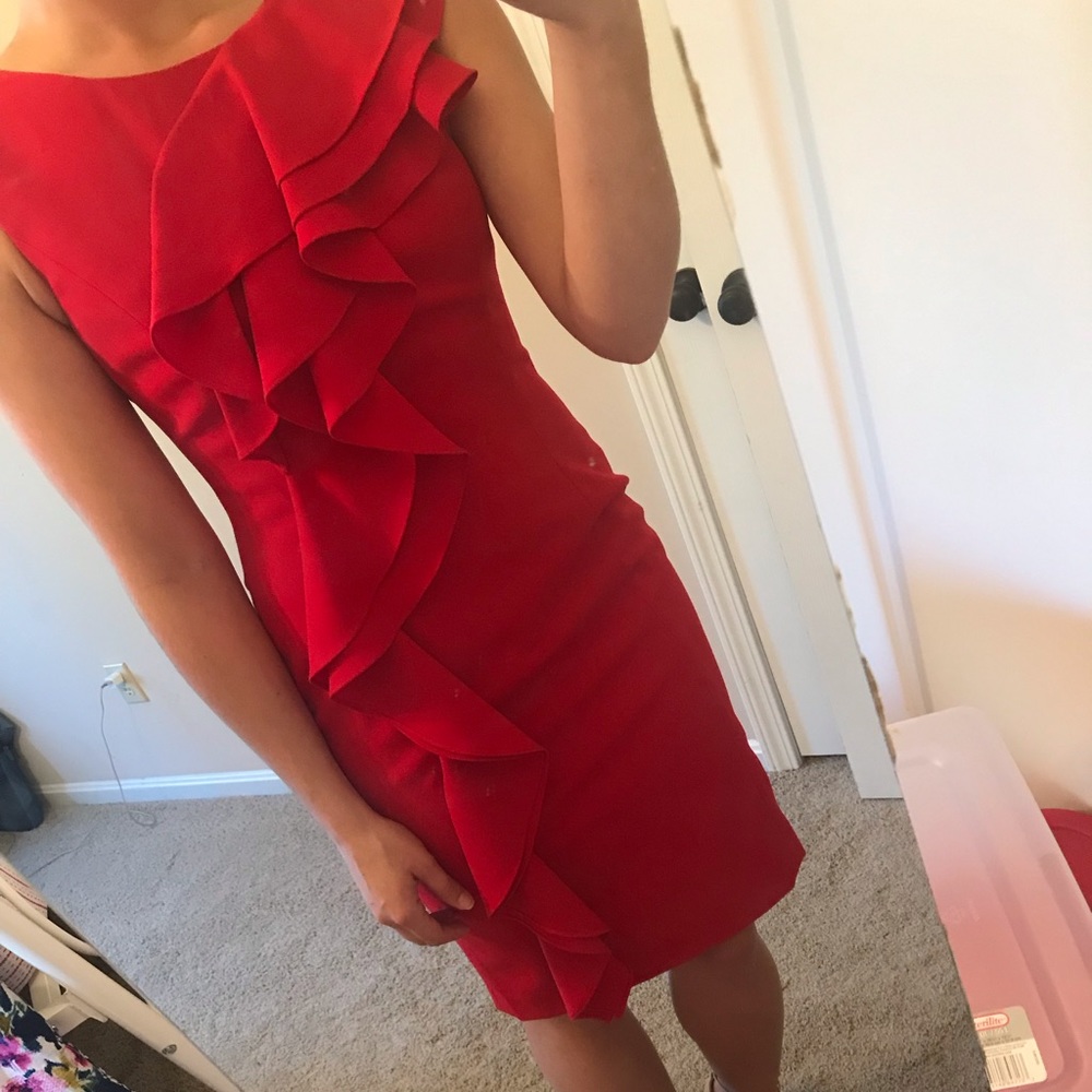 Calvin Klein Red Dress